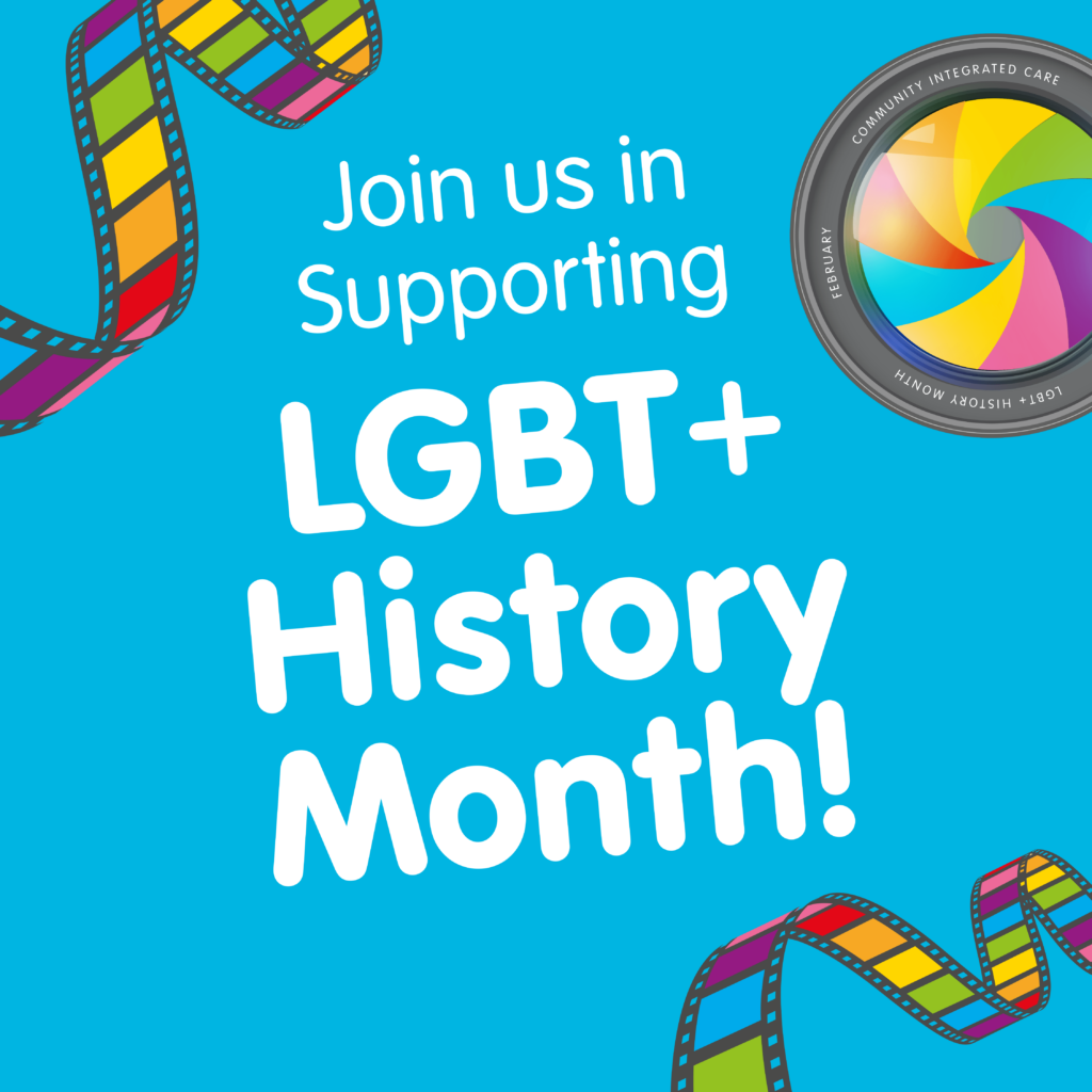 "Join us in supporting LGBT+ History Month"