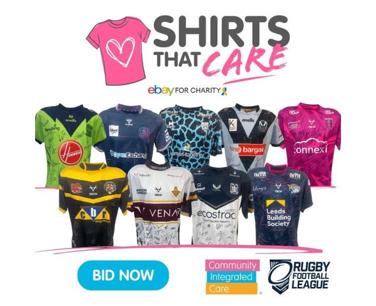 Raise funds for national social care charity, Community Integrated Care, and secure a signed Super League shirt