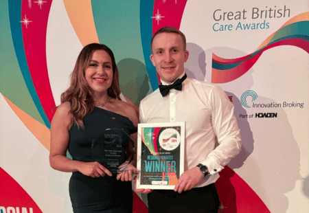 Community Integrated Care was proud to be awarded two prestigious accolades at the Great British Care Awards Yorkshire on Friday 8th November, celebrating our charity’s Learning Disability Super League.