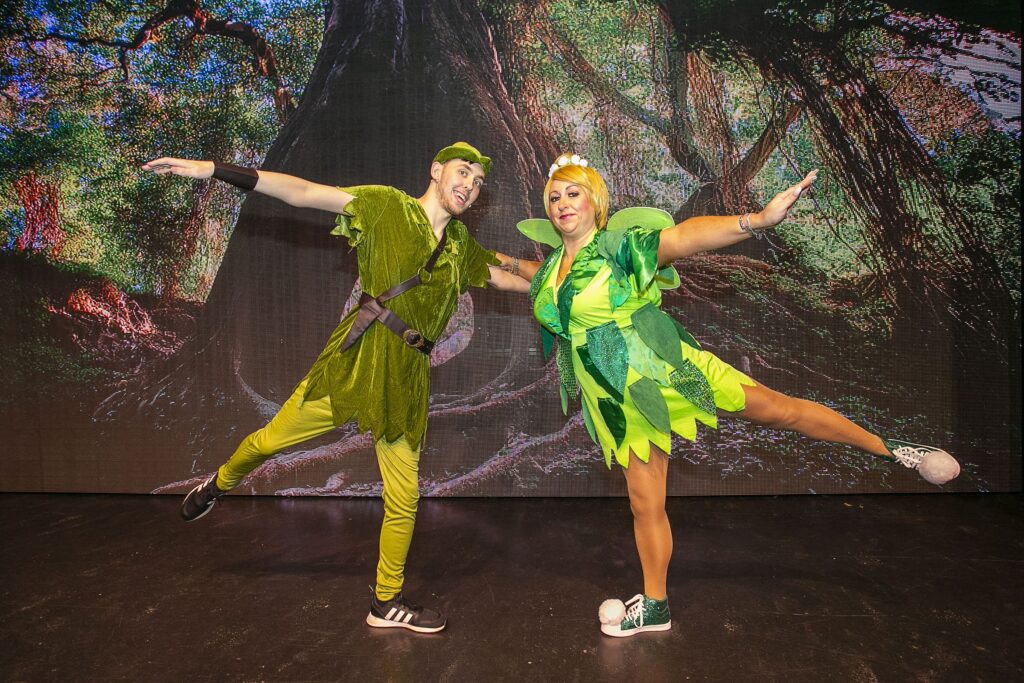 Brydon took to the stage, starring as Peter Pan.