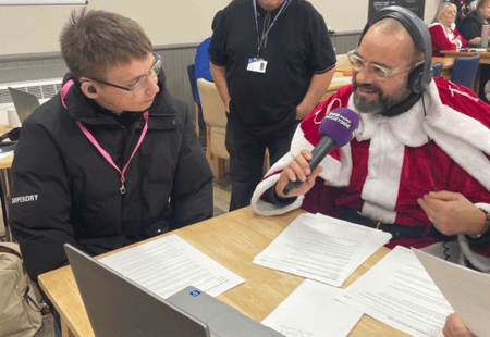 Matt Price speaking with BBC Radio Merseyside