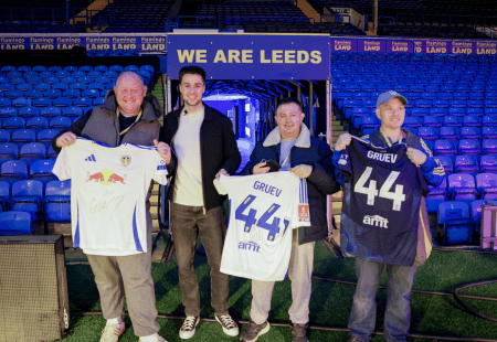 Leeds United star, Ilia Gruev, made dreams come true for people supported by social care charity, Community Integrated Care.